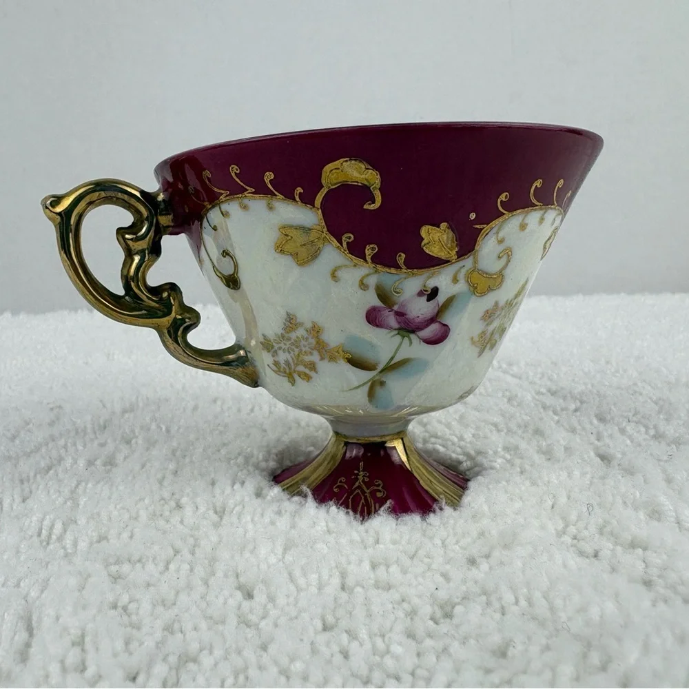 Vintage Royal Sealy China Lusterware Teacup and Sauce Set.